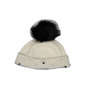 Helene Berman London Net & Embellished Beanie